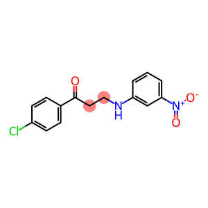 1-(4-chlorophenyl)-3-[(3-nitrophenyl)amino]propan-1-one