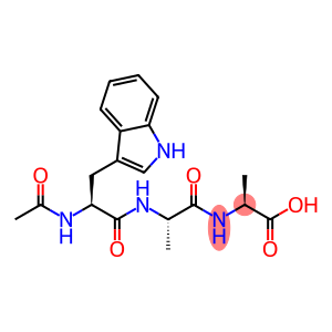 (S)-2-((S)-2-((S)-2-Acetamido-3-(1H-indol-3-yl)propanamido)propanamido)propanoic acid