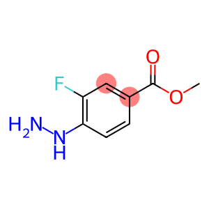 Benzoic acid, 3-fluoro-4-hydrazino-, methyl ester (9CI)