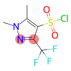 1,5-dimethyl-3-(trifluoromethyl)-1h-pyrazole-4-sulfonyl chloride