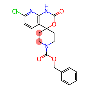 7-氯-2-氧代-1,2-二氢螺[哌啶-4,4-吡啶并[2,3-D][1,3]噁嗪]-1-羧酸苄酯