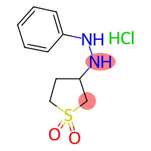 1-Phenyl-2-(tetrahydrothien-3-yl)hydrazine dioxide hydrochloride