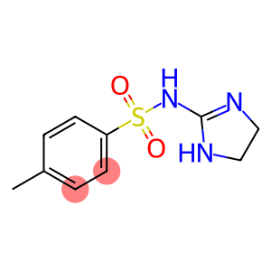 Benzenesulfonamide, N-(4,5-dihydro-1H-imidazol-2-yl)-4-methyl- (9CI)