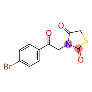 2,4-Thiazolidinedione, 3-[2-(4-bromophenyl)-2-oxoethyl]-