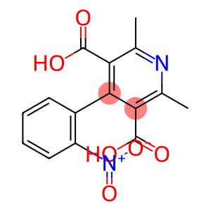 2,6-dimethyl-4-(2-nitrophenyl)-3,5-pyridinedicarboxylic acid