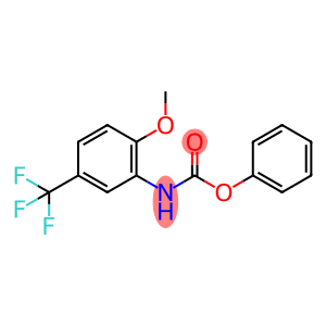 Carbamic acid, N-[2-methoxy-5-(trifluoromethyl)phenyl]-, phenyl ester