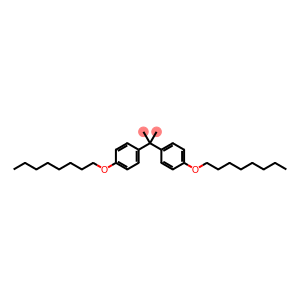 Benzene, 1,1'-(1-methylethylidene)bis[4-(octyloxy)-