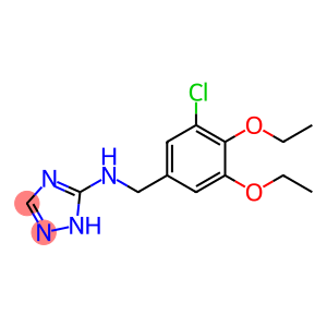 N-(3-chloro-4,5-diethoxybenzyl)-N-(1H-1,2,4-triazol-3-yl)amine