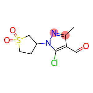 5-CHLORO-1-(1,1-DIOXIDOTETRAHYDROTHIEN-3-YL)-3-METHYL-1H-PYRAZOLE-4-CARBALDEHYDE