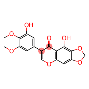 9-hydroxy-7-(3-hydroxy-4,5-dimethoxyphenyl)-[1,3]dioxolo[4,5-g]chromen-8-one