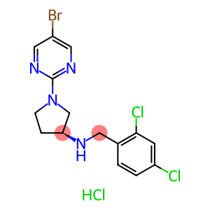 (3S)-N-(2,4-Dichlorobenzyl)-1-(5-bromopyrimidin-2-yl)pyrrolidinyl-3-amine hydrochloride