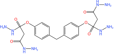 3,3'-[methylenebis(4,1-phenyleneoxy)]dipropionodihydrazide