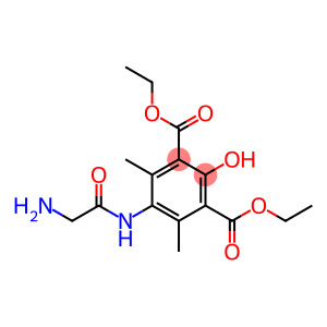 1,3-Benzenedicarboxylic acid, 5-[(2-aminoacetyl)amino]-2-hydroxy-4,6-dimethyl-, 1,3-diethyl ester