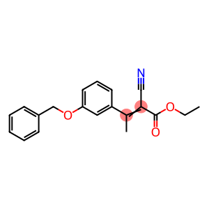 ETHYL 3-[3-(BENZYLOXY)PHENYL]-2-CYANOBUT-2-ENOATE