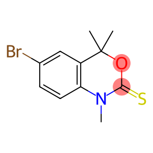 6-BROMO-1,4,4-TRIMETHYL-1H-BENZO[D][1,3]OXAZINE-2(4H)-THIONE