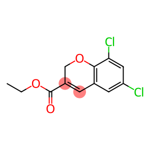 2H-1-Benzopyran-3-carboxylic acid, 6,8-dichloro-, ethyl ester