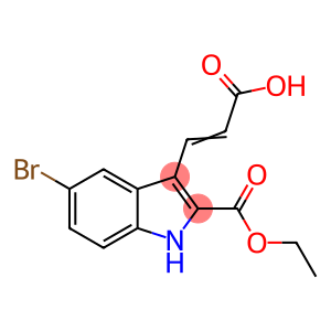 3-(2-丙烯酸基)-5-溴-1H-吲哚-2-甲酸乙酯