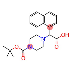 1-Piperazineacetic acid, 4-[(1,1-dimethylethoxy)carbonyl]-α-1-naphthalenyl-