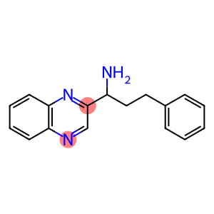 3-Phenyl-1-(quinoxalin-2-yl)propan-1-amine