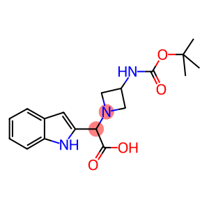 (3-BOC-AMINO-AZETIDIN-1-YL)-(1H-INDOL-2-YL)-ACETIC ACID