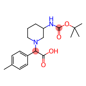 1-Piperidineacetic acid, 3-[[(1,1-dimethylethoxy)carbonyl]amino]-α-(4-methylphenyl)-