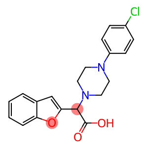 BENZOFURAN-2-YL-[4-(4-CHLORO-PHENYL)-PIPERAZIN-1-YL]-ACETIC ACID