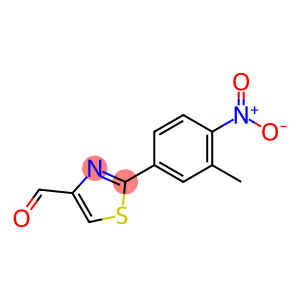 2-(3-甲基-4-硝基苯基)噻唑-4-甲醛
