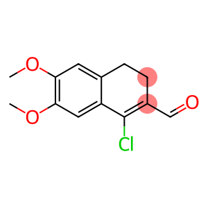 1-CHLORO-6,7-DIMETHOXY-3,4-DIHYDRO-NAPHTHALENE-2-CARBALDEHYDE