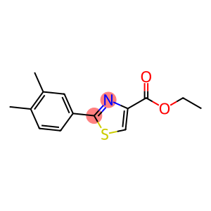 4-Thiazolecarboxylicacid, 2-(3,4-dimethylphenyl)-, ethyl ester