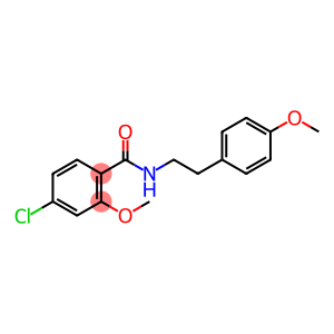 N-(4-METHOXYPHENETHYL)-4-CHLORO-2-METHOXYBENZAMIDE