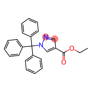 1H-Pyrazole-4-carboxylic acid, 1-(triphenylmethyl)-, ethyl ester