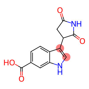 3-(2,5-dioxo-pyrrolidin-3-yl)-1H-indole-6-carboxylic acid