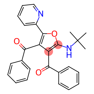 Methanone,  [2-[(1,1-dimethylethyl)amino]-5-(2-pyridinyl)-3,4-furandiyl]bis[phenyl-  (9CI)