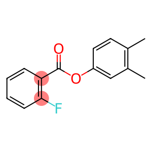 3,4-dimethylphenyl 2-fluorobenzoate