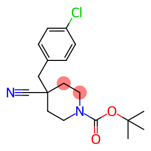 1-BOC-4-CYANO-4-(4-CHLOROBENZYL)-PIPERIDINE