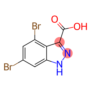 4,6-二溴-1H-1H-吲唑-3-羧酸