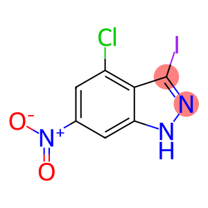 1H-Indazole, 4-chloro-3-iodo-6-nitro-