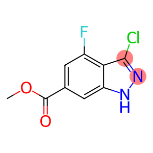 3-CHLORO-4-FLUORO-6-INDAZOLECARBOXYLIC ACID METHYL ESTER