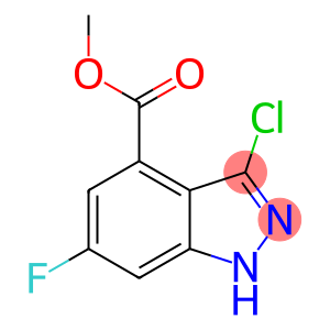 3-CHLORO-6-FLUORO-4-INDAZOLECARBOXYLIC ACID METHYL ESTER