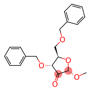 Methyl 3,5-di-O-benzyl-2-keto-alpha-D-ribofuranoside