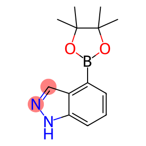 1H-吲唑, 4-(4,4,5,5-四甲基-1,3,2-二氧杂环己硼烷-2-基)-