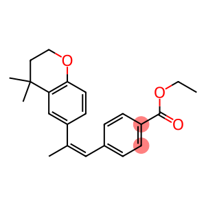 ethyl 4-(2-(3,4-dihydro-4,4-dimethyl-2H-1 benzopyran-6-yl)-1-propenyl)benzoate