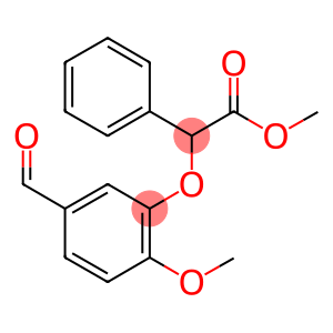 Benzeneacetic acid, α-(5-formyl-2-methoxyphenoxy)-, methyl ester