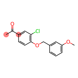 1-(3-CHLORO-4-[(3-METHOXYBENZYL)OXY]PHENYL)-1-ETHANONE