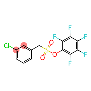 2,3,4,5,6-PENTAFLUOROPHENYL (3-CHLOROPHENYL)METHANESULFONATE