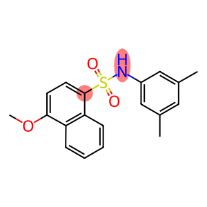 N-(3,5-dimethylphenyl)-4-methoxy-1-naphthalenesulfonamide
