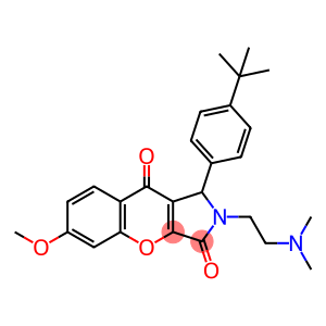 1-(4-tert-butylphenyl)-2-[2-(dimethylamino)ethyl]-6-methoxy-1,2-dihydrochromeno[2,3-c]pyrrole-3,9-dione