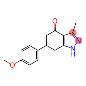 6-(4-Methoxy-phenyl)-3-methyl-1,5,6,7-tetrahydro-indazol-4-one