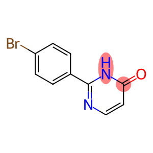 4(1H)-Pyrimidinone, 2-(4-bromophenyl)-