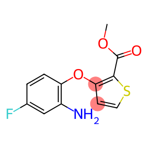 METHYL 3-(2-AMINO-4-FLUOROPHENOXY)-2-THIOPHENECARBOXYLATE